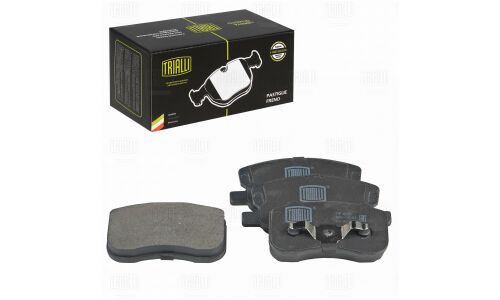 Колодки тормозные дисковые Trialli передние, комплект на ось (4 шт), арт. PF 4296