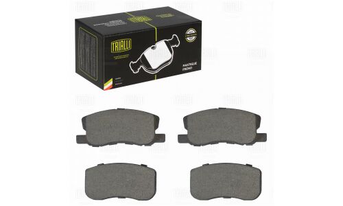 Колодки тормозные дисковые Trialli передние, комплект на ось (4 шт), арт. PF 4296