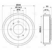 Барабан тормозной Trialli, арт. TF 051135
