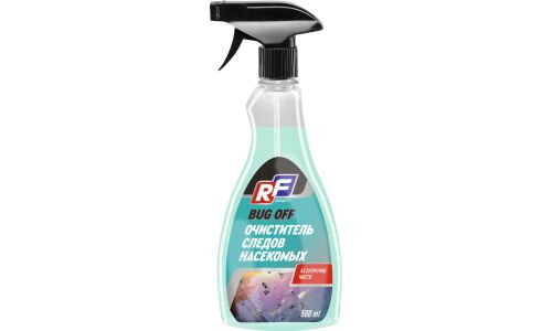 Очиститель стёкол и зеркал Ruseff Bug Off, от различных загрязнений, бутылка с триггером 500мл, арт. 15140N