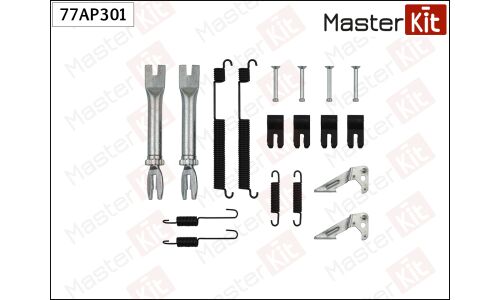 Комплект монтажный тормозных колодок Master KiT, арт. 77AP301