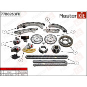 Комплект цепи ГРМ Master KiT, арт. 77B0263FK