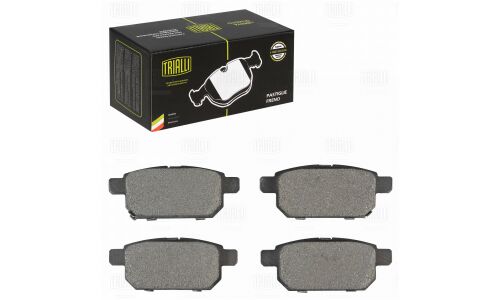 Колодки тормозные дисковые Trialli задние, комплект на ось (4 шт), арт. PF 4100