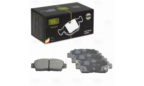 Колодки тормозные дисковые Trialli задние, комплект на ось (4 шт), арт. PF 4102