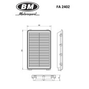 Фильтр воздушный BM, арт. FA 2402