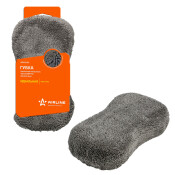 Губка-шиншилла микроворс Восьмерка (22*12*5,5 см) AIRLINE, арт. ABKN004