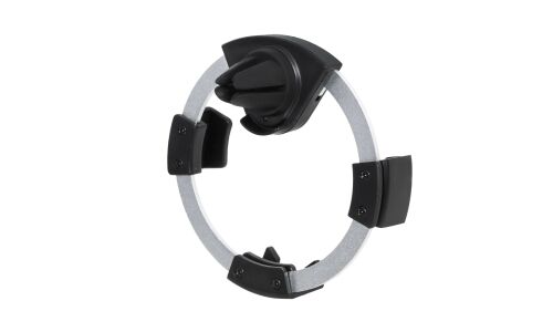 Держатель для телефона Airline, в дефлектор, гравитационный, чёный/серый, арт. AMS-U-21