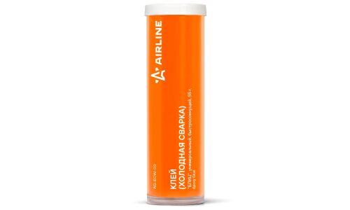 Холодная сварка Airline Epoxy Glue «БЛИЦ», многоцелевая, быстросохнущая, клеит по влажной поверхности, белая, туба 55г, арт. AG-ECW-03