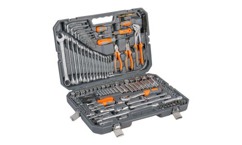 Набор инструментов Airline, под размеры 1/2, 1/4", комплект 147 предметов, арт. AT-147-52