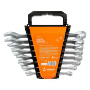 Набор комбинированных ключей Airline с держателем, от 8мм до 17мм, комплект 8 предметов, арт. AT-8-44