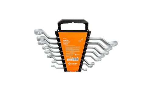 Набор накидных ключей Airline, от 6мм до 22мм, с держателем, комплект 8 предметов, арт. AT-8-48