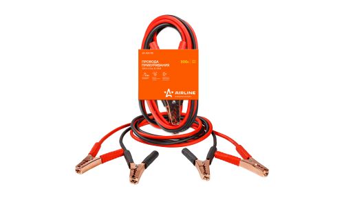 Провода пусковые Airline, 300А, сечение 6.85мм², длина 2.5м, арт. SA-300-11S