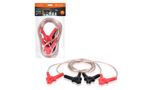 Провода пусковые Airline, 400А, силиконовые сечение 10.6мм², длина 3м, арт. SA-400-Si