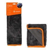 Салфетка Airline, для мытья автомобилей и удаления влаги, микрофибра, 400x400мм, чёрная, арт. ABDN006