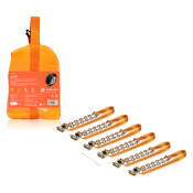 Цепи (браслеты) противоскольжения Airline, усиленные, для внедорожников с шинами 235–285мм, комплект 6 шт, арт. ACB-S-03