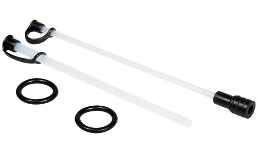 Шприц сливной/заливной Airline, пластик, 200мл, шланги Ø6мм и Ø8мм, 200мм, арт. ATBA001