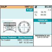 Поршень двигателя  51130 0.50 (4шт/упак) Teikin, арт. 51130050