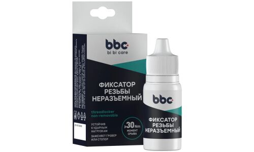 Фиксатор резьбы BiBiCare Threadlocker Non-Removable, неразъёмный, флакон 6мл, арт. 4408