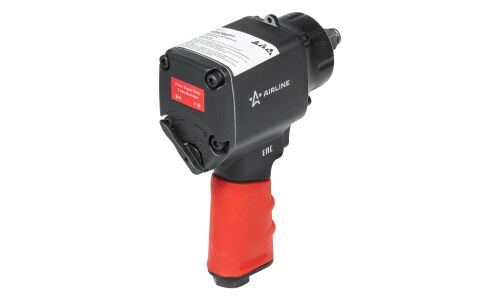 Гайковёрт пневматический Airline, ударный, с квадратом 1/2, 550Нм, для крепежей M20, арт. AT-IW-07