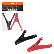 Зажимы (крокодилы) пусковых проводов Airline, размер L, 400А, 14х10.5см, красный/чёрный, 2 шт, арт. SA-400-P Зажимы (крокодилы) пусковых проводов Airline, размер L, 400А, 14х10.5см, красный/чёрный, 2 шт, арт. SA-400-P