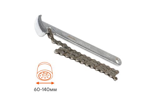 Съемник масляного фильтра Цепной 60-140 мм AIRLINE, арт. AK-F-06