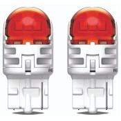 Лампа светодиодная Philips Ultinon Pro6000 W21W (WX3x16d, T20), 12В, 2.3Вт (соответствует 21Вт), оранжевая, комплект 2 шт, арт. 11065AU60X2