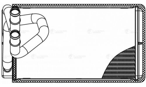 Радиатор отопителя Luzar, арт. LRh 1419