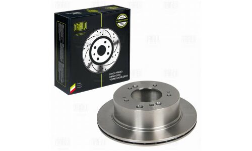 Диск тормозной Trialli, задний, правый/левый, для KIA Sorento, 1 шт, арт. DF 073304