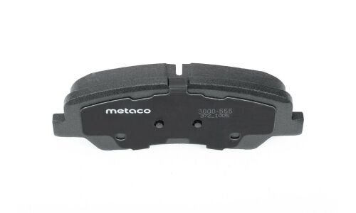 Колодки тормозные дисковые Metaco, передние, комплект на ось (4 шт), арт. 3000-555