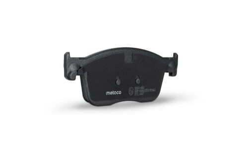 Колодки тормозные дисковые Metaco, передние, комплект на ось (4 шт), арт. 3000432