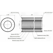 Стронгер Trialli, Ø100/60, длина 200мм, нержавеющая сталь, арт. ESM 10020060p