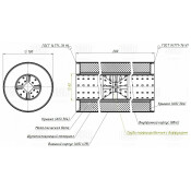 Стронгер Trialli, Ø100/60, длина 200мм, нержавеющая сталь, арт. ESM 10020060d
