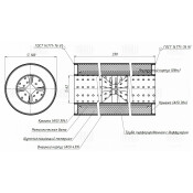 Стронгер Trialli, Ø100/60, длина 330мм, нержавеющая сталь, арт. ESM 10033060d
