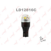 Лампа светодиодная LYNXauto W16W (W2.1x9.5d, T15), 12В, 16Вт, 1 шт, арт. LD12816C