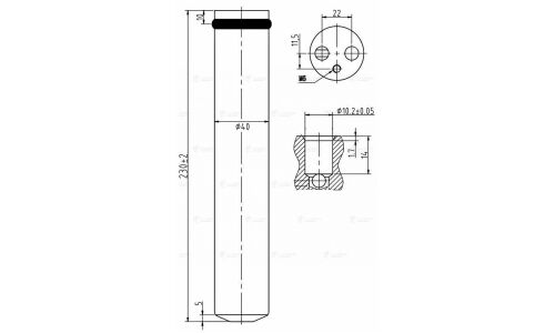 Ресивер-осушитель конд. для а/м Mitsubishi Lancer X (07-)/Outlander XL (07-) Luzar, арт. LCR 1162