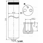 Ресивер-осушитель конд. для а/м Nissan Almera N16 (00-)/X-Trail T31 (07-) Luzar, арт. LCR 1402
