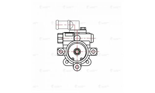 Насос гидроусилителя руля Luzar, для Chevrolet Cruze, Opel Astra, арт. LPS 0501