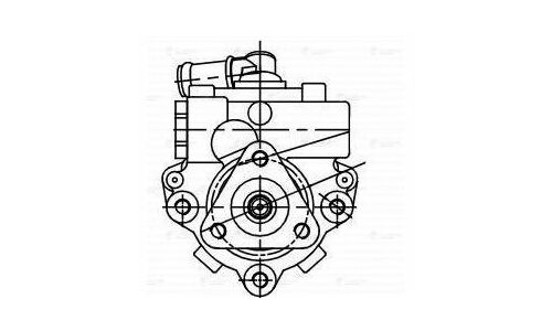 Насос гидроусилителя руля Luzar, для Lada Priora, арт. LPS 0101