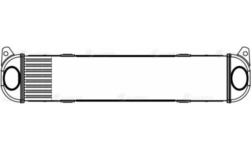 Радиатор интеркулера) для а/м Land Rover Discovery (04-)/(09-)/RR Sport (05-) 2.7TD Luzar, арт. LRIC 1016