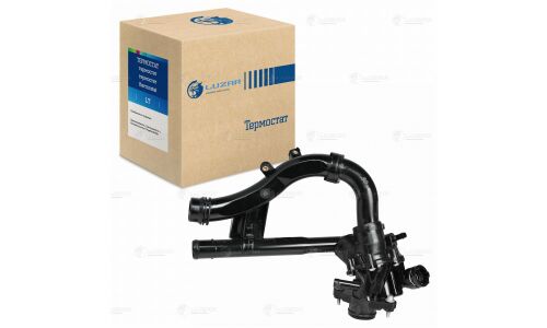 Термостат Luzar, для Mercedes-Benz C (W205), с корпусом и дополнительными патрубками, арт. LT 1526