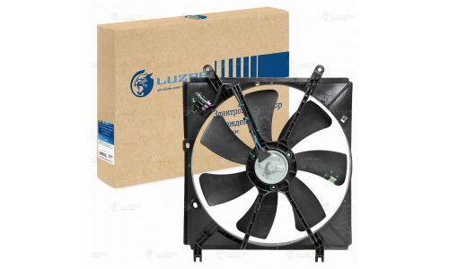 Вентилятор охлаждения радиатора Luzar, с кожухом, для Chery Tiggo, арт. LFK 3002
