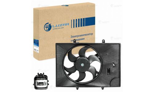 Э/вентилятор охл. для а/м Great Wall Hover H5 (10-) 2.0D (с кожухом) () Luzar, арт. LFK 3004