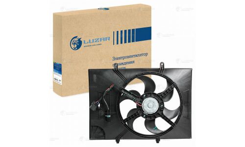 Э/вентилятор охл. для а/м Great Wall Hover H5 (10-) 2.0D (с кожухом) () Luzar, арт. LFK 3004