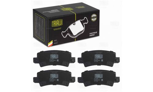 Колодки тормозные дисковые Trialli задние, комплект на ось (4 шт), арт. PF 4108