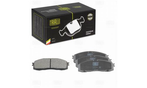 Колодки тормозные дисковые Trialli, задние, комплект на ось (4 шт), арт. PF 4117