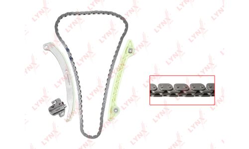 Комплект для замены цепи ГРМ LYNXauto TK-0198 для двигателей Ford A# / C# / T# / Q#, Mazda L8# / LF#, Volvo B 41# / B 42#