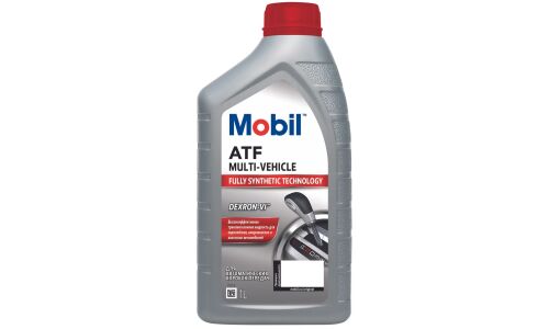 Масло трансмиссионное Mobil ATF Multi-Vehicle, синтетическое, универсальное для АКПП, 1л, арт. 156095