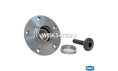 Ступица в сборе [задн, MSR, Kit] AUDI A3 (8P1,8PA,8P7,8V1,8VK,8VA,8VF,8VS,8VM,8V7,8VE), Q2 (GAB) / SKODA Octavia III (5E3,5E5,NL3,NR3)/ VW Touran, Golf, Beetle Krauf, арт. WBK5475DU