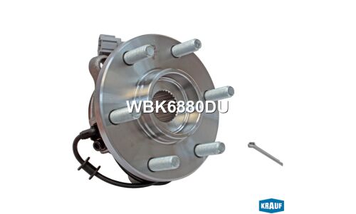 Ступица в сборе [перед, Kit] NISSAN Pathfinder III (R51) / NP300 Navara (D40) Krauf, арт. WBK6880DU