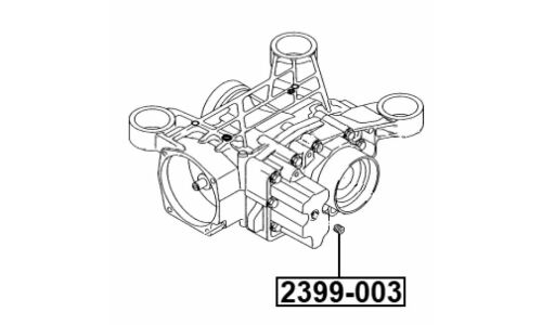 Пробка сливная масляного картера Febest, арт. 2399-003